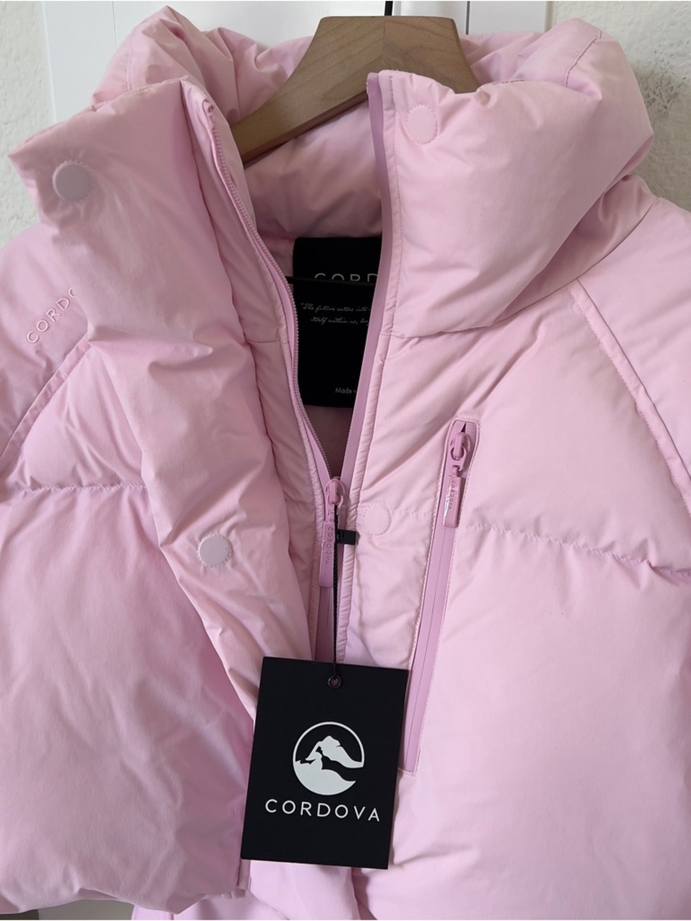 NWT Cordova Myoko Down Ski Suit in Peony Pink - Picture 7 of 16